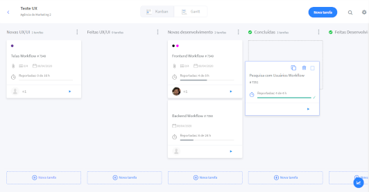 Gif- gerenciamento de tarefas em tempo real
